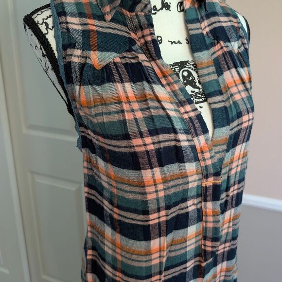 Free People Other - Free People Flannel PJ Jumper